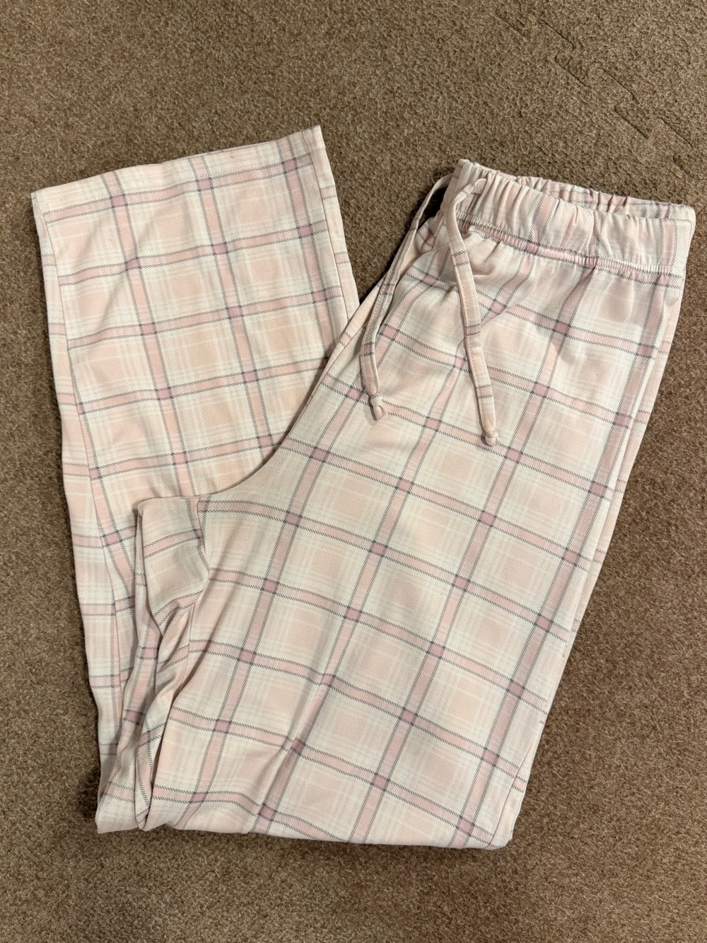 Cozy Couture Pink Plaid Pajama Pants